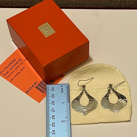 James Avery Jewelry - James Avery Hammered Silver Teardrop Earrings